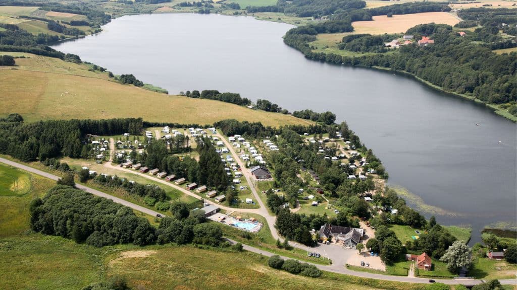 Fårup Sø Camping - Luftbild